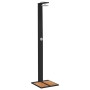 Ducha de exterior ratán PE y madera acacia negro 50x55x224 cm de vidaXL, Accesorios para piscinas y spa - Ref: Foro24-368206,...