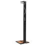 Ducha de exterior ratán PE y madera acacia negro 50x55x224 cm de vidaXL, Accesorios para piscinas y spa - Ref: Foro24-368206,...