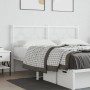 Cabecero de metal blanco 160 cm de vidaXL, Cabeceros y pies de cama - Ref: Foro24-376310, Precio: 40,98 €, Descuento: %
