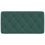 Cabecero de cama acolchado terciopelo verde oscuro 100 cm de vidaXL, Cabeceros y pies de cama - Ref: Foro24-374717, Precio: 5...