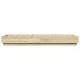 Estructura de cama madera de ingeniería roble Sonoma 75x190 cm de vidaXL, Camas y somieres - Ref: Foro24-839639, Precio: 70,4...