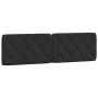 Cabecero de cama acolchado terciopelo negro 180 cm de vidaXL, Cabeceros y pies de cama - Ref: Foro24-374741, Precio: 74,43 €,...