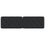 Cabecero de cama acolchado terciopelo negro 180 cm de vidaXL, Cabeceros y pies de cama - Ref: Foro24-374741, Precio: 74,43 €,...