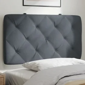 Padded dark gray velvet headboard 80 cm by vidaXL, Headboards and footboards - Ref: Foro24-374703, Price: 43,41 €, Discount: %