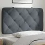 Padded dark gray velvet headboard 80 cm by vidaXL, Headboards and footboards - Ref: Foro24-374703, Price: 43,41 €, Discount: %