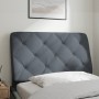 Cabecero de cama acolchado terciopelo gris oscuro 80 cm de vidaXL, Cabeceros y pies de cama - Ref: Foro24-374703, Precio: 44,...