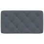 Padded dark gray velvet headboard 80 cm by vidaXL, Headboards and footboards - Ref: Foro24-374703, Price: 43,41 €, Discount: %