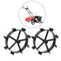 Ruedas de metal para arado de gasolina 6,5 HP 2 uds de vidaXL, Motocultivadores - Ref: Foro24-146268, Precio: 70,23 €, Descue...