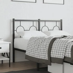 Schwarzes Metallkopfteil, 120 cm. von vidaXL, Kopf- und Fußteile - Ref: Foro24-376257, Preis: 45,19 €, Rabatt: %
