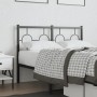 Cabecero de metal negro 120 cm de vidaXL, Cabeceros y pies de cama - Ref: Foro24-376257, Precio: 45,77 €, Descuento: %