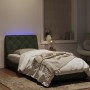 Estructura cama con luces LED terciopelo gris claro 80x200 cm de vidaXL, Camas y somieres - Ref: Foro24-3213819, Precio: 149,...