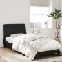 Estructura de cama con luces LED de terciopelo negro 90x190 cm de vidaXL, Camas y somieres - Ref: Foro24-3213827, Precio: 142...