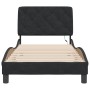 Estructura de cama con luces LED de terciopelo negro 90x190 cm de vidaXL, Camas y somieres - Ref: Foro24-3213827, Precio: 145...