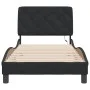Estructura de cama con luces LED de terciopelo negro 90x190 cm de vidaXL, Camas y somieres - Ref: Foro24-3213827, Precio: 142...