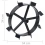 Ruedas de metal para arado de gasolina 6,5 HP 2 uds de vidaXL, Motocultivadores - Ref: Foro24-146268, Precio: 70,23 €, Descue...
