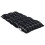 Cojines de silla respaldo bajo 6 uds tela Oxford cuadros negro de vidaXL, Cojines para sillas y sofás - Ref: Foro24-377721, P...