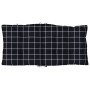 Cojines de silla respaldo bajo 6 uds tela Oxford cuadros negro de vidaXL, Cojines para sillas y sofás - Ref: Foro24-377721, P...