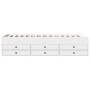 Tumbona con cajones madera de ingeniería blanco 90x200 cm de vidaXL, Camas y somieres - Ref: Foro24-3280874, Precio: 195,91 €...
