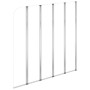 Mampara de ducha de vidrio templado transparente 120x140 cm de vidaXL, Puertas de ducha - Ref: Foro24-146224, Precio: 212,71 ...