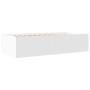 Tumbona con cajones madera de ingeniería blanco 90x200 cm de vidaXL, Camas y somieres - Ref: Foro24-3280874, Precio: 195,91 €...