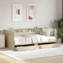 Tumbona con cajones madera ingeniería roble Sonoma 90x200 cm de vidaXL, Camas y somieres - Ref: Foro24-3280848, Precio: 193,2...