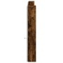 Cabecero de cama con LED roble ahumado 200x16,5x103,5 cm de vidaXL, Cabeceros y pies de cama - Ref: Foro24-839270, Precio: 10...