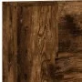 Cabecero de cama con LED roble ahumado 200x16,5x103,5 cm de vidaXL, Cabeceros y pies de cama - Ref: Foro24-839270, Precio: 10...