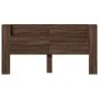 Cabecero de cama con LED marrón roble 200x16,5x103,5 cm de vidaXL, Cabeceros y pies de cama - Ref: Foro24-839272, Precio: 108...