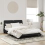 Estructura de cama con cabecero de terciopelo negro 160x200 cm de vidaXL, Camas y somieres - Ref: Foro24-3207931, Precio: 230...