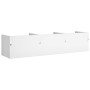 Muebles de pared 2 uds madera ingeniería blanco 75x18x16,5 cm de vidaXL, Estantes y estanterías - Ref: Foro24-840430, Precio:...