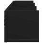 Muebles de pared 2 uds madera de ingeniería negro 75x18x16,5 cm de vidaXL, Estantes y estanterías - Ref: Foro24-840432, Preci...