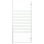 Mampara de ducha de vidrio templado a rayas 120x140 cm de vidaXL, Puertas de ducha - Ref: Foro24-146225, Precio: 173,93 €, De...