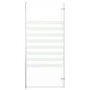Mampara de ducha de vidrio templado a rayas 120x140 cm de vidaXL, Puertas de ducha - Ref: Foro24-146225, Precio: 179,20 €, De...