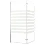 Mampara de ducha de vidrio templado a rayas 120x140 cm de vidaXL, Puertas de ducha - Ref: Foro24-146225, Precio: 179,20 €, De...