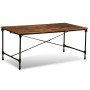 Mesa de comedor de madera maciza reciclada 180 cm en Mesas de comedor | Comprar online en Foru.es