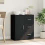 Aparador de madera de ingeniería negro 60x31x70 cm de vidaXL, Aparadores - Ref: Foro24-840472, Precio: 87,42 €, Descuento: %