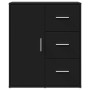Aparador de madera de ingeniería negro 60x31x70 cm de vidaXL, Aparadores - Ref: Foro24-840472, Precio: 87,42 €, Descuento: %