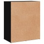 Aparador de madera de ingeniería negro 60x31x70 cm de vidaXL, Aparadores - Ref: Foro24-840472, Precio: 87,42 €, Descuento: %