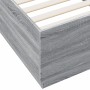Estructura de cama madera de ingeniería gris Sonoma 90x200 cm de vidaXL, Camas y somieres - Ref: Foro24-3209728, Precio: 116,...