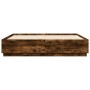 Estructura de cama madera de ingeniería roble ahumado 180x200cm de vidaXL, Camas y somieres - Ref: Foro24-3209685, Precio: 16...