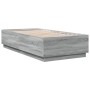 Estructura de cama madera de ingeniería gris Sonoma 90x190 cm de vidaXL, Camas y somieres - Ref: Foro24-3209756, Precio: 114,...