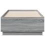 Estructura de cama madera de ingeniería gris Sonoma 90x190 cm de vidaXL, Camas y somieres - Ref: Foro24-3209756, Precio: 114,...