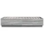Sonoma gray engineered wood bed frame 90x190 cm by vidaXL, Beds and slatted bases - Ref: Foro24-3209756, Price: 112,87 €, Dis...
