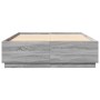 Estructura de cama madera de ingeniería gris Sonoma 120x200 cm de vidaXL, Camas y somieres - Ref: Foro24-3209714, Precio: 145...