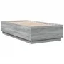 Estructura cama con luces LED madera gris Sonoma 75x190 cm de vidaXL, Camas y somieres - Ref: Foro24-3209672, Precio: 127,76 ...