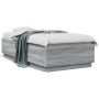 Estructura de cama madera de ingeniería gris Sonoma 75x190 cm de vidaXL, Camas y somieres - Ref: Foro24-3209763, Precio: 110,...