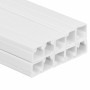 Canaletas para cables PVC 10x10 mm 10 m de vidaXL, Cableado - Ref: Foro24-155908, Precio: 10,31 €, Descuento: %
