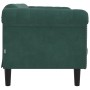 Sofá de 2 plazas terciopelo verde oscuro de vidaXL, Sofás - Ref: Foro24-372577, Precio: 252,64 €, Descuento: %