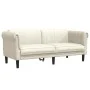 Sofá de 2 plazas terciopelo crema de vidaXL, Sofás - Ref: Foro24-372582, Precio: 269,87 €, Descuento: %