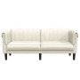 Sofá de 2 plazas terciopelo crema de vidaXL, Sofás - Ref: Foro24-372582, Precio: 272,95 €, Descuento: %